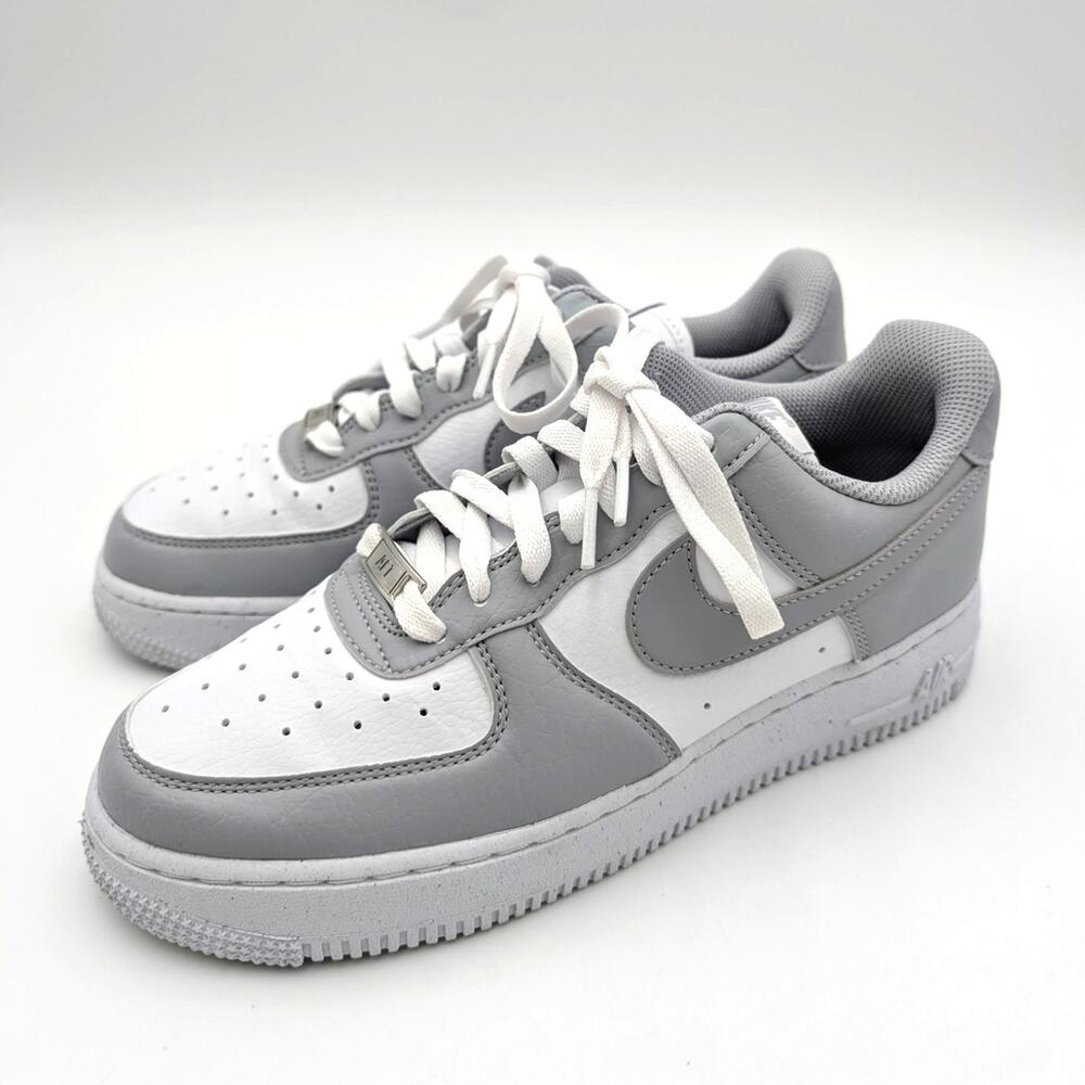 Nike Air Force 1 '07 Low Triple Shoes Women's Wolf Grey/White Size US7.5 EU38.5
